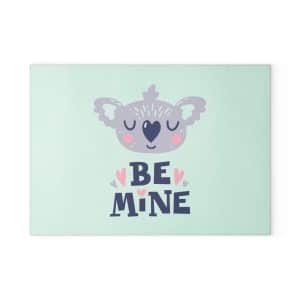 Be Mine Glass Cutting Board