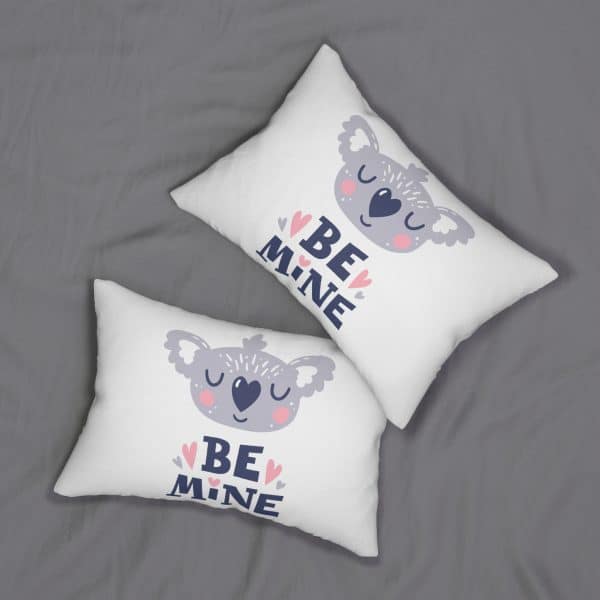 Be Mine Spun Polyester Lumbar Pillow - Image 4