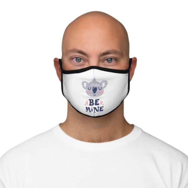 Be Mine Fitted Polyester Face Mask - Image 2