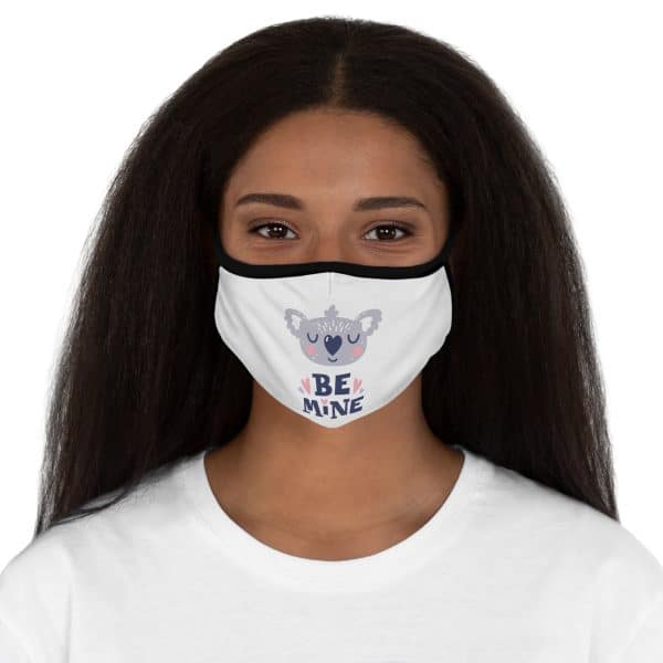 Be Mine Fitted Polyester Face Mask - Image 4