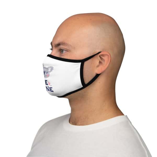 Be Mine Fitted Polyester Face Mask - Image 3